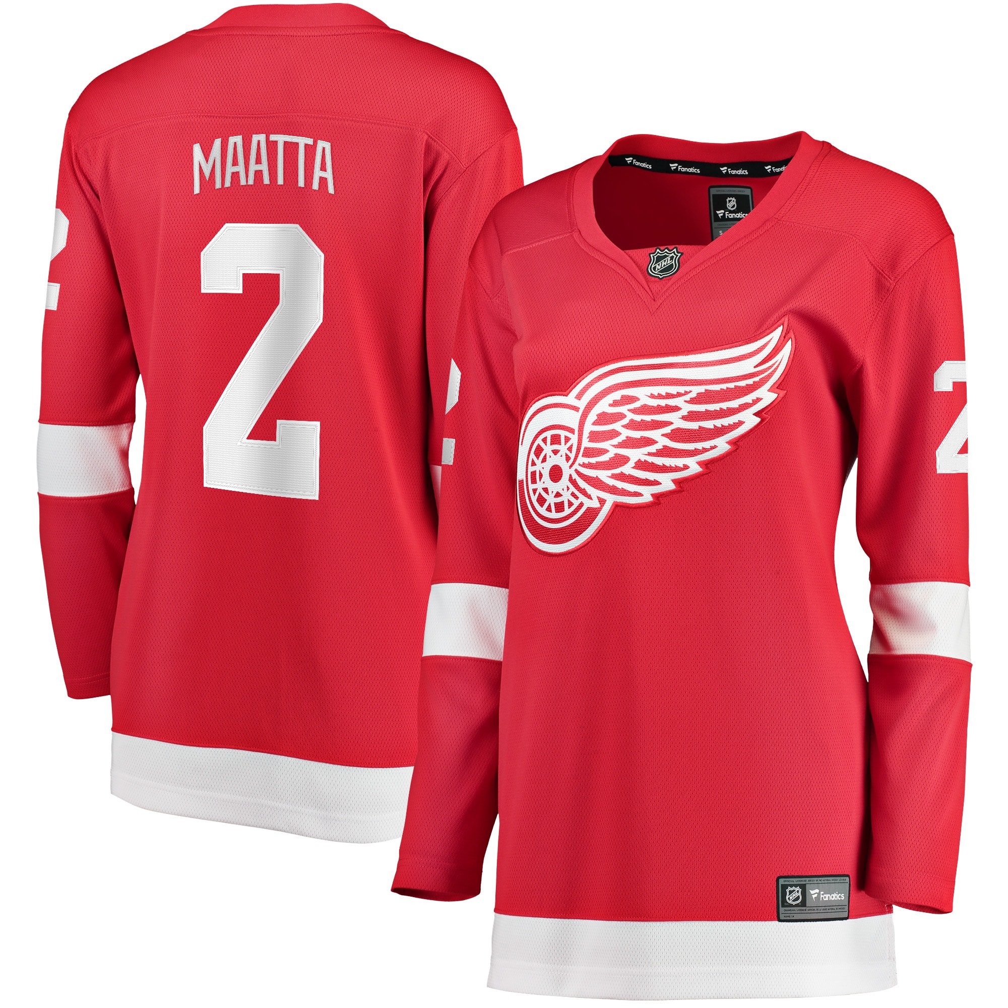 Women's Detroit Red Wings Olli Maatta Red Home Breakaway Player Jersey