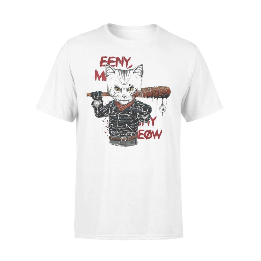 Negan Cat Eeny Meeny Miny Meow T-shirt