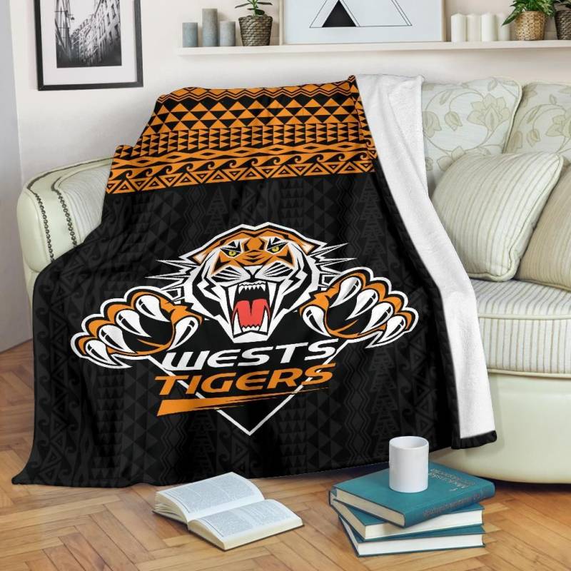 West Tiger Polynesian Premium Blanket – NRL Team – BN3912