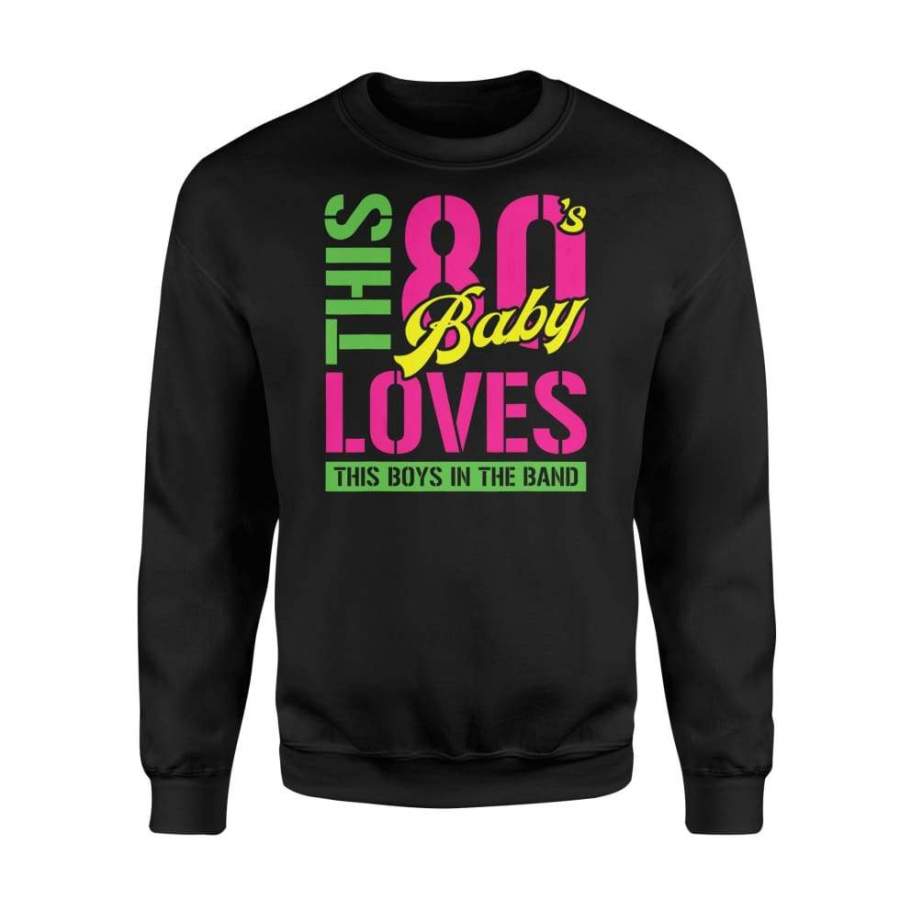 This 80’s Fan Girl Loves-On-Block A Colorful-Kids – Standard Fleece Sweatshirt