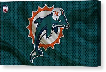 29 Miami Dolphins Joe Hamilton Canvas Print