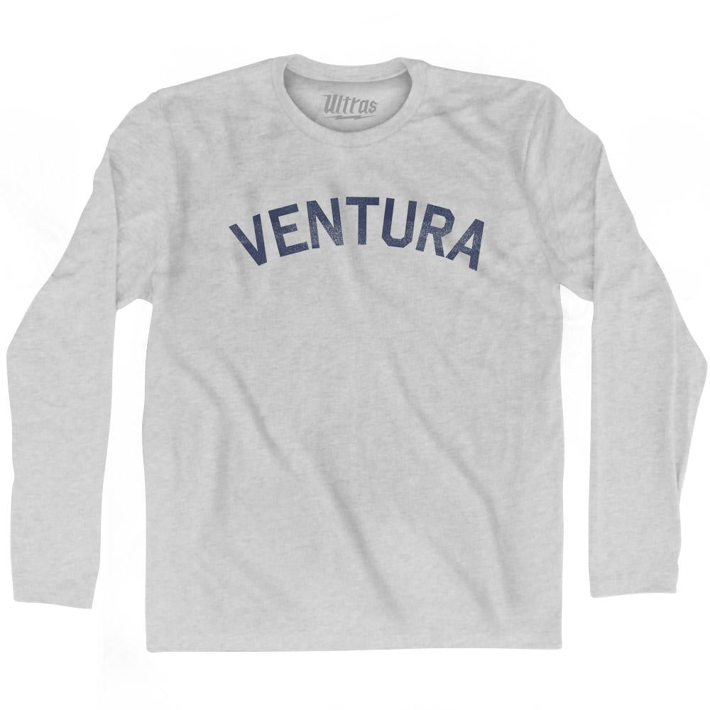 California Ventura Adult Cotton Long Sleeve Vintage T-shirt