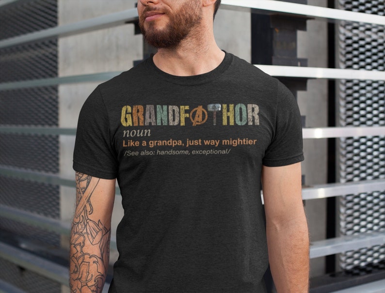 Grandfathor Shirt For Grandpa, Grandpa Fathers Day Gift, Father’S Day Grandpa Shirt, Grandpa Long And Short  Sleeve Shirt