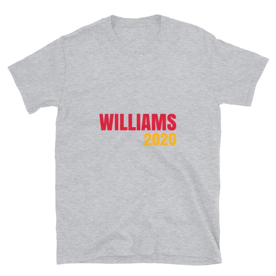 Williams 2020 Kansas City Football T-Shirt, Funny Unisex Election Style Williams Shirt