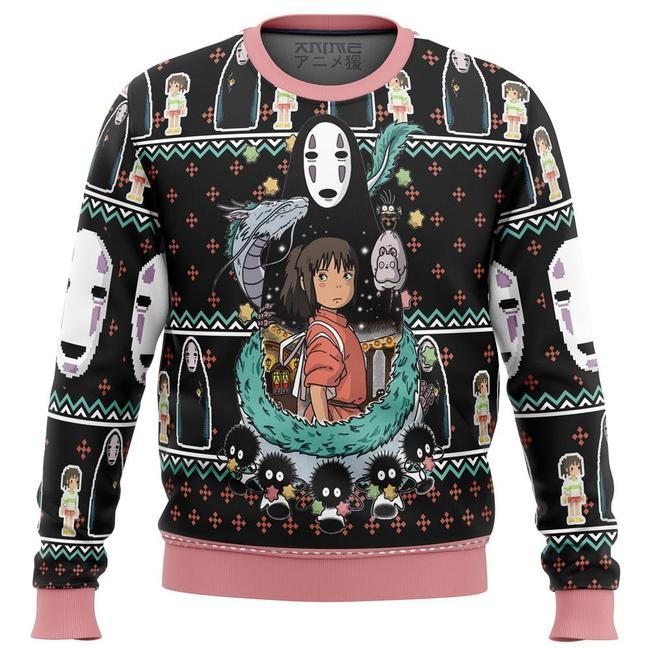 SPIRITED AWAY AVATAR PREMIUM UGLY CHRISTMAS SWEATER – AMAZING GIFT IDEA – THANKSGIVING GIFT