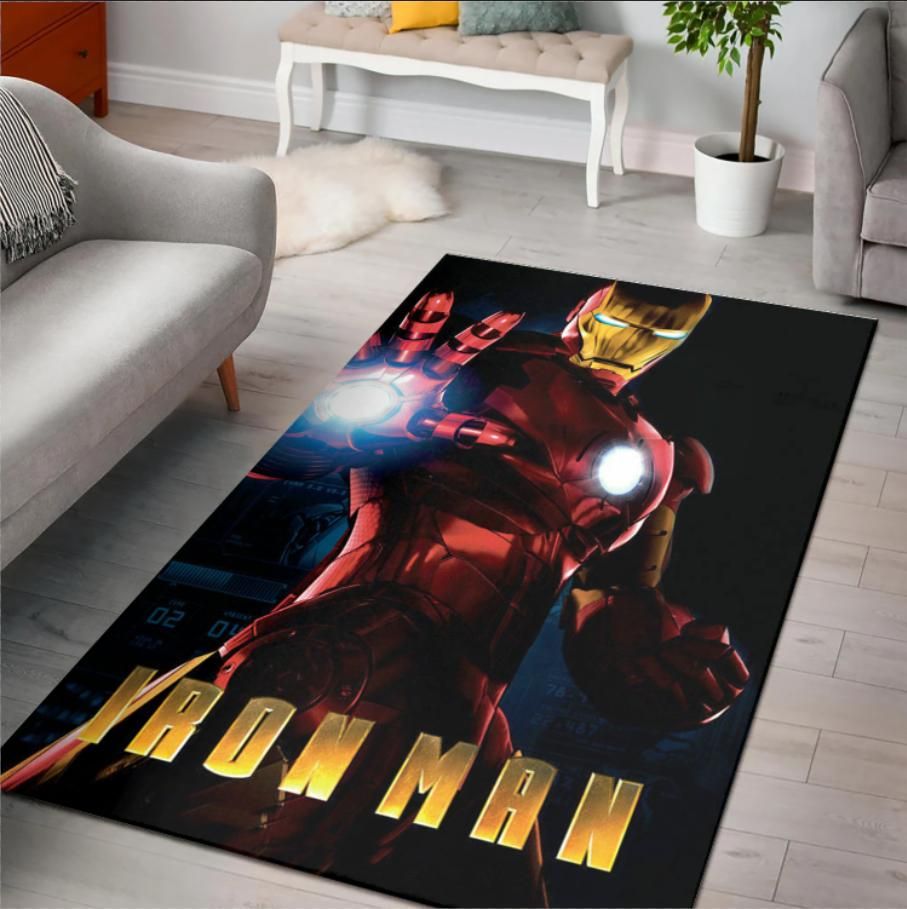 Iron Man Area Rug Rugs For Living Room Rug Home Decor