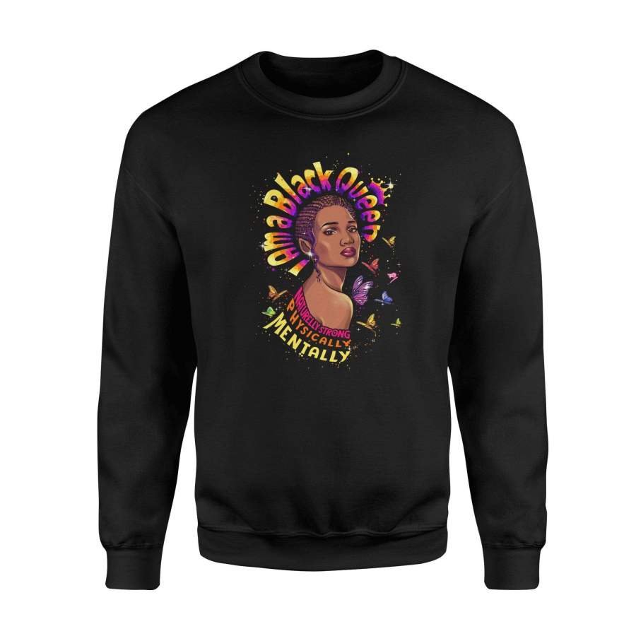 Black women – I’m Black Queen – Standard Fleece Sweatshirt