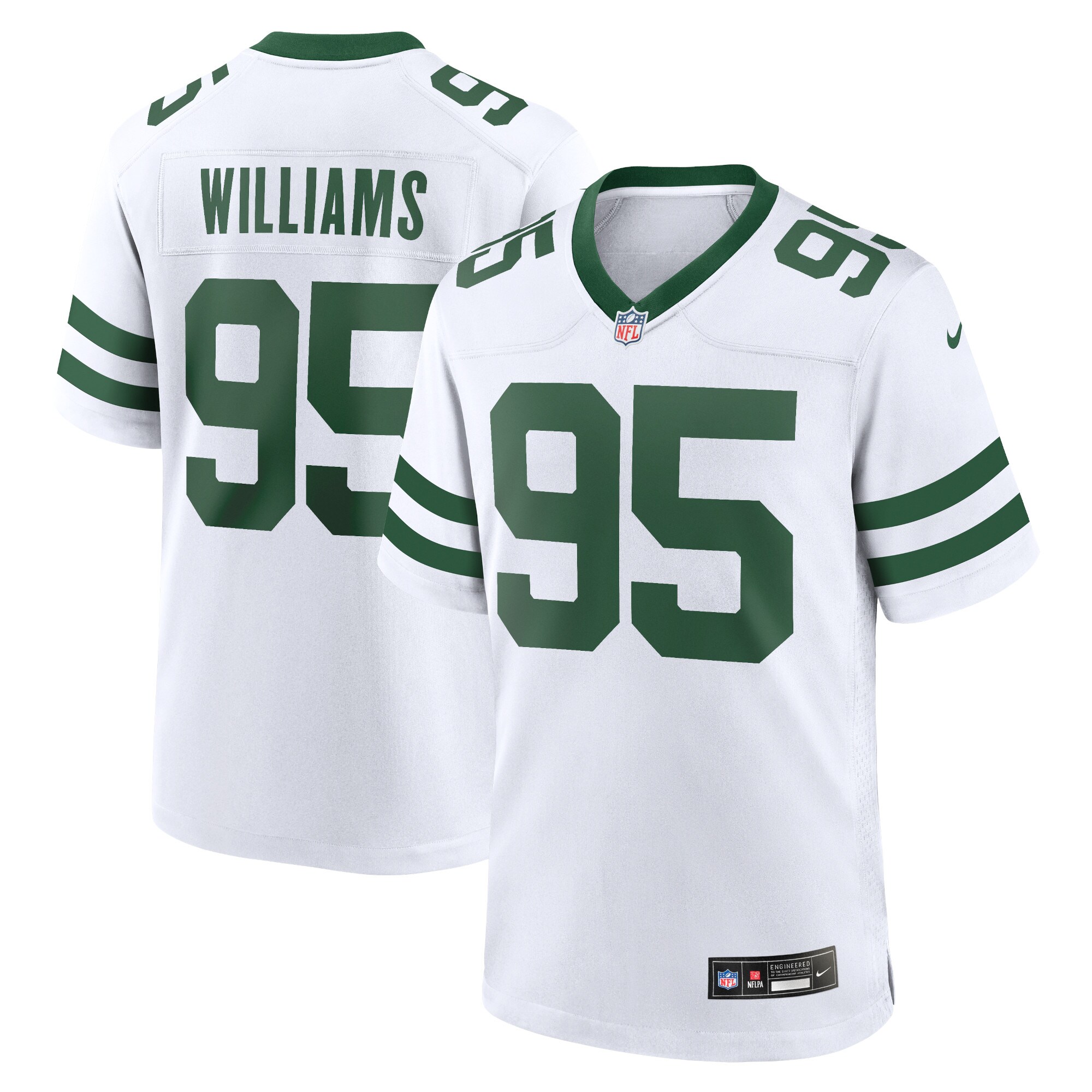 Quinnen Williams New York Jets Legacy Player Game Jersey – White