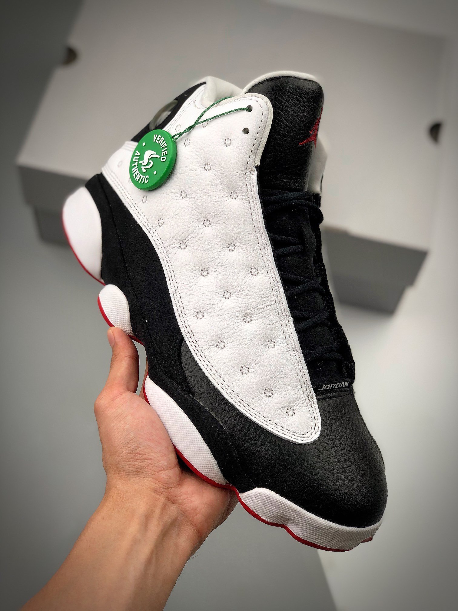 JD 13 He Got Game WhiteBlack-True Red 414571-104 5341387