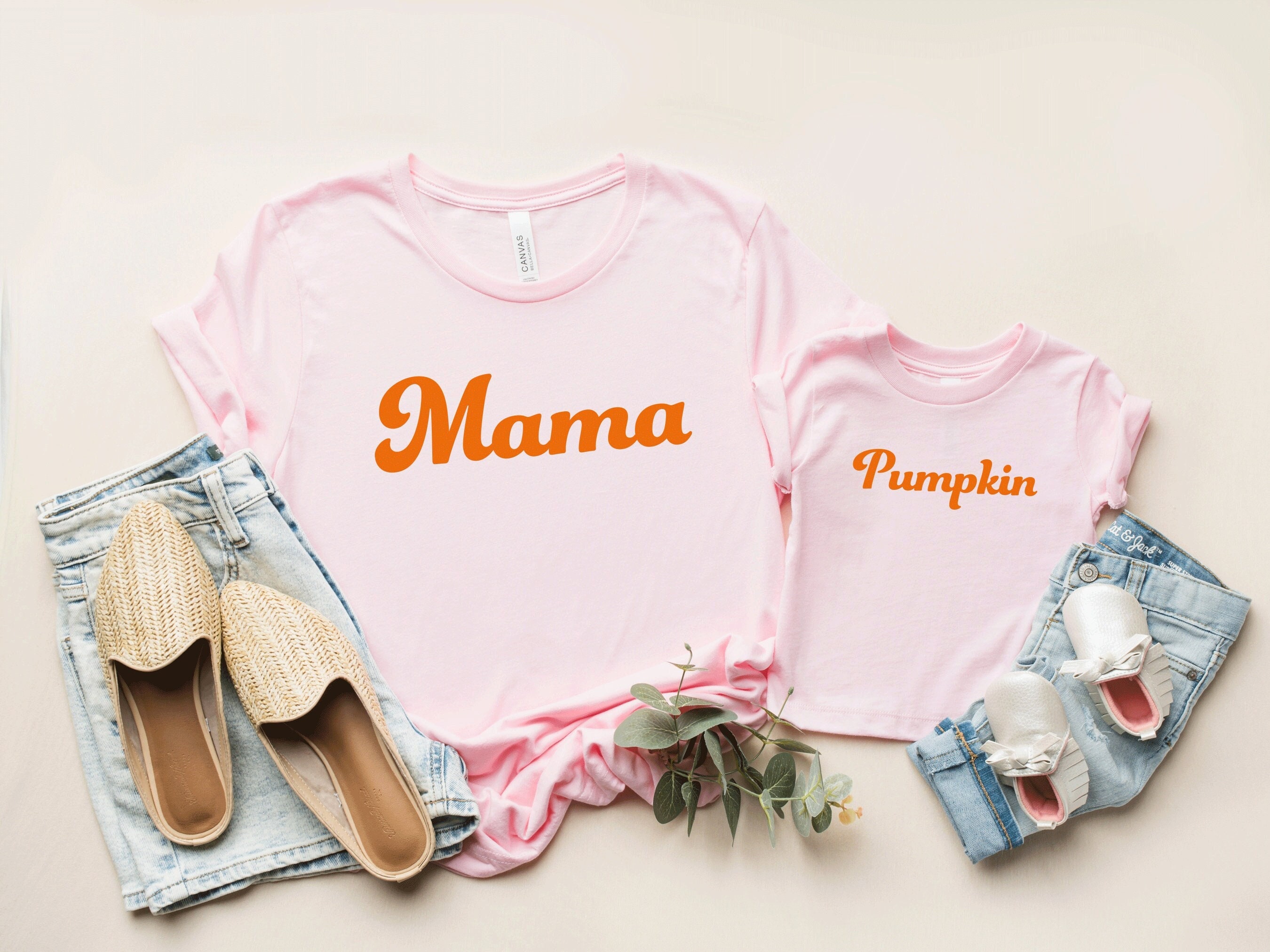 Mama and Pumpkin Tees, Mommy and Me Fall Tees, Toddler Pumpkin Tee, Mama Fall Tee, Pumpkin Baby tshirts