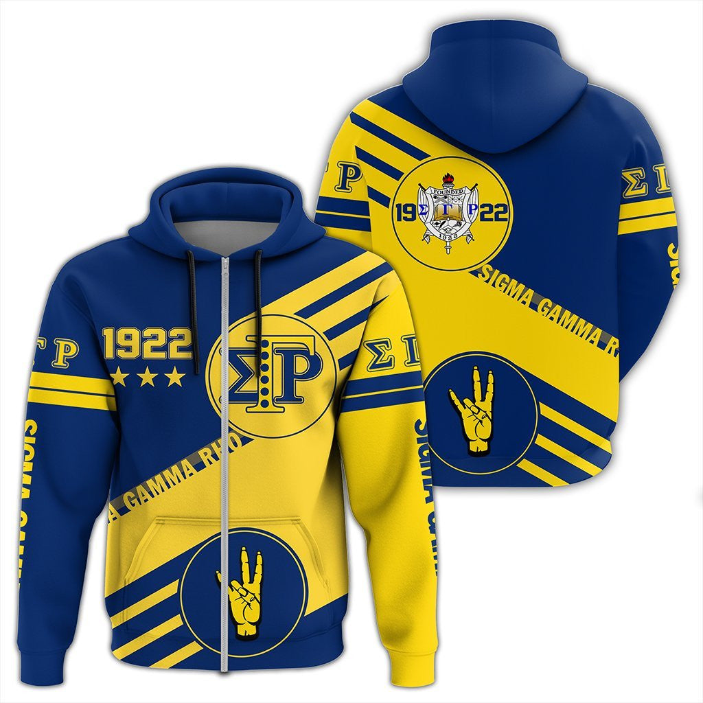 Sorority Hoodie – Sigma Gamma Rho Swift Balls Zip Hoodie