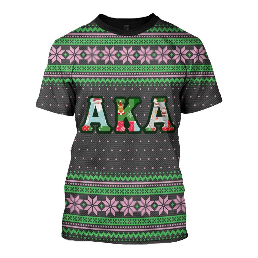 3D ALL OVER ALPHA KAPPA ALPHA UGLY SWEATER 15102019