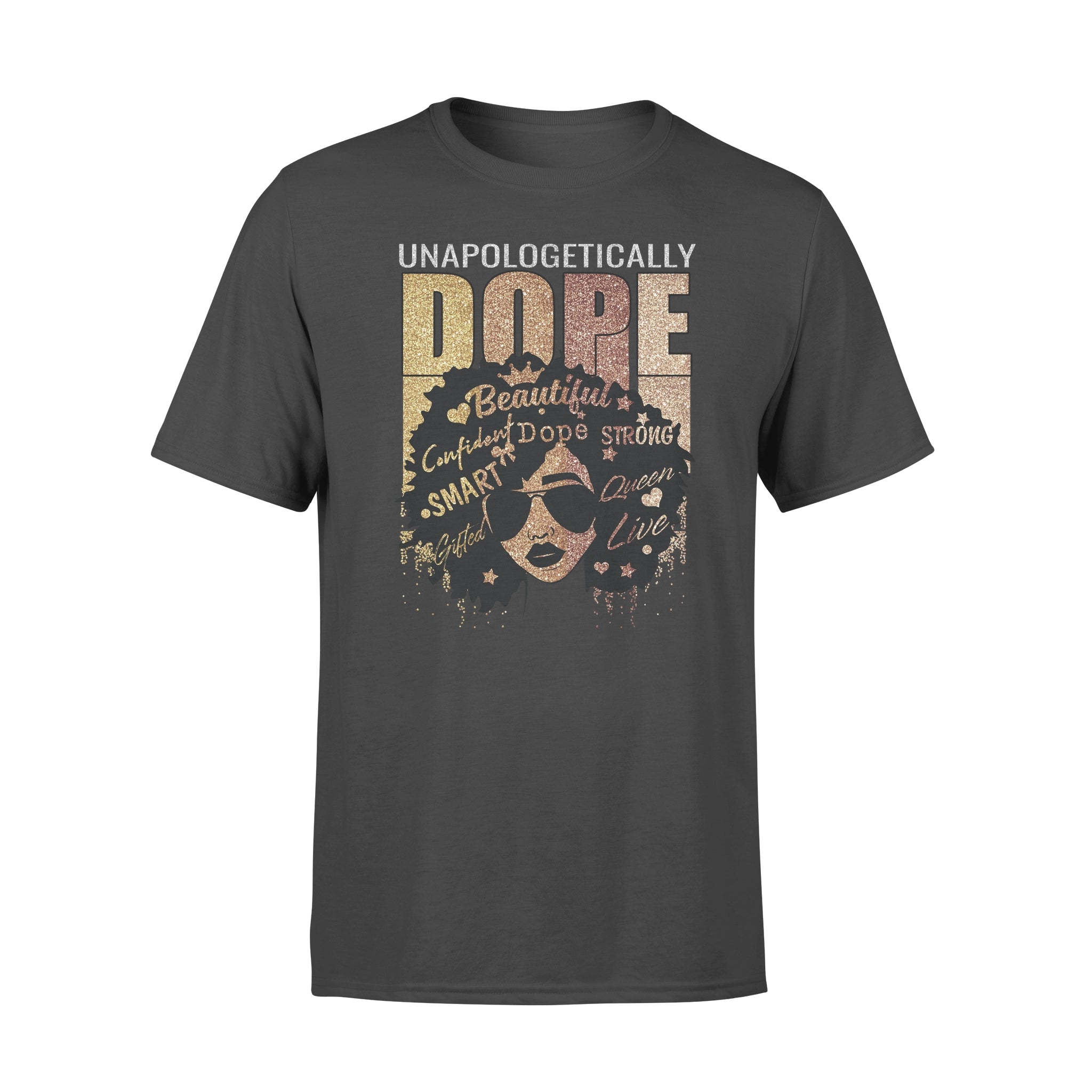 Unapologetically Dope African American Black Queen – Premium T-shirt