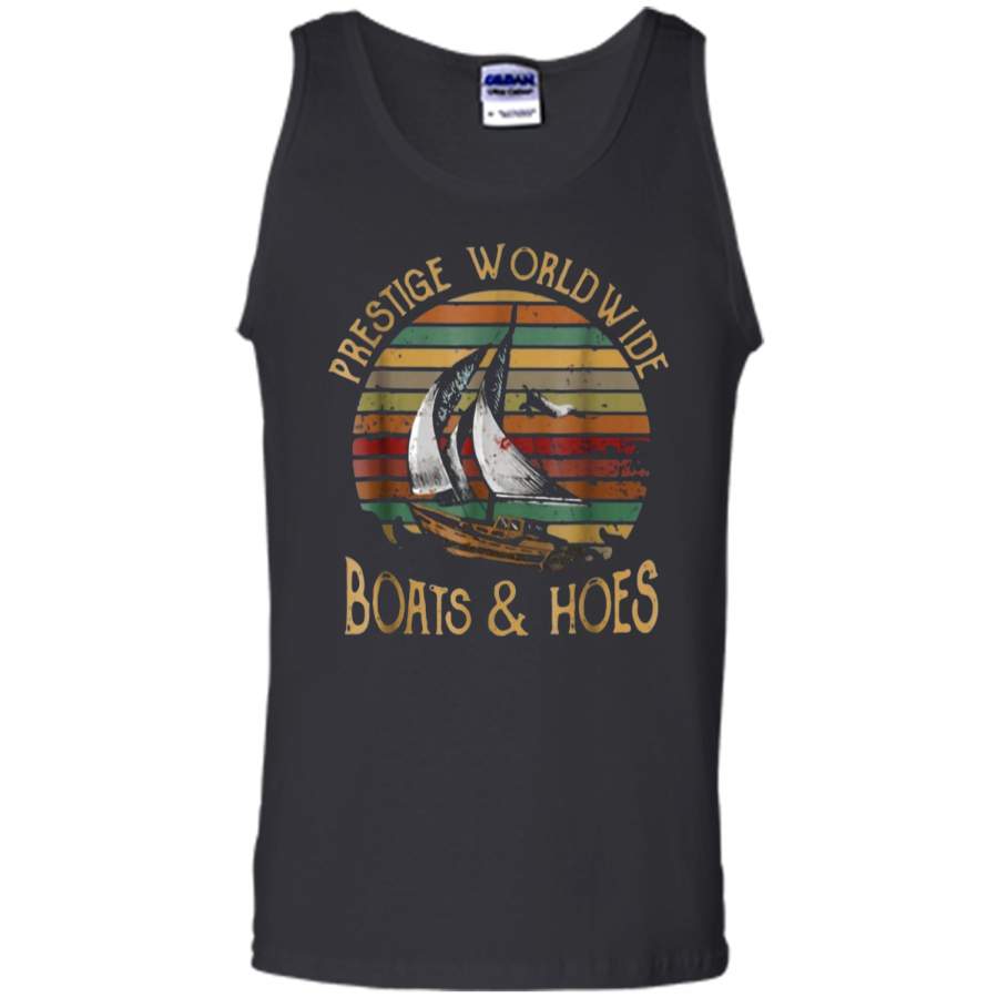 Prestige Worldwide Boats and Hoes  Sunset Vintage Tee Tank Top