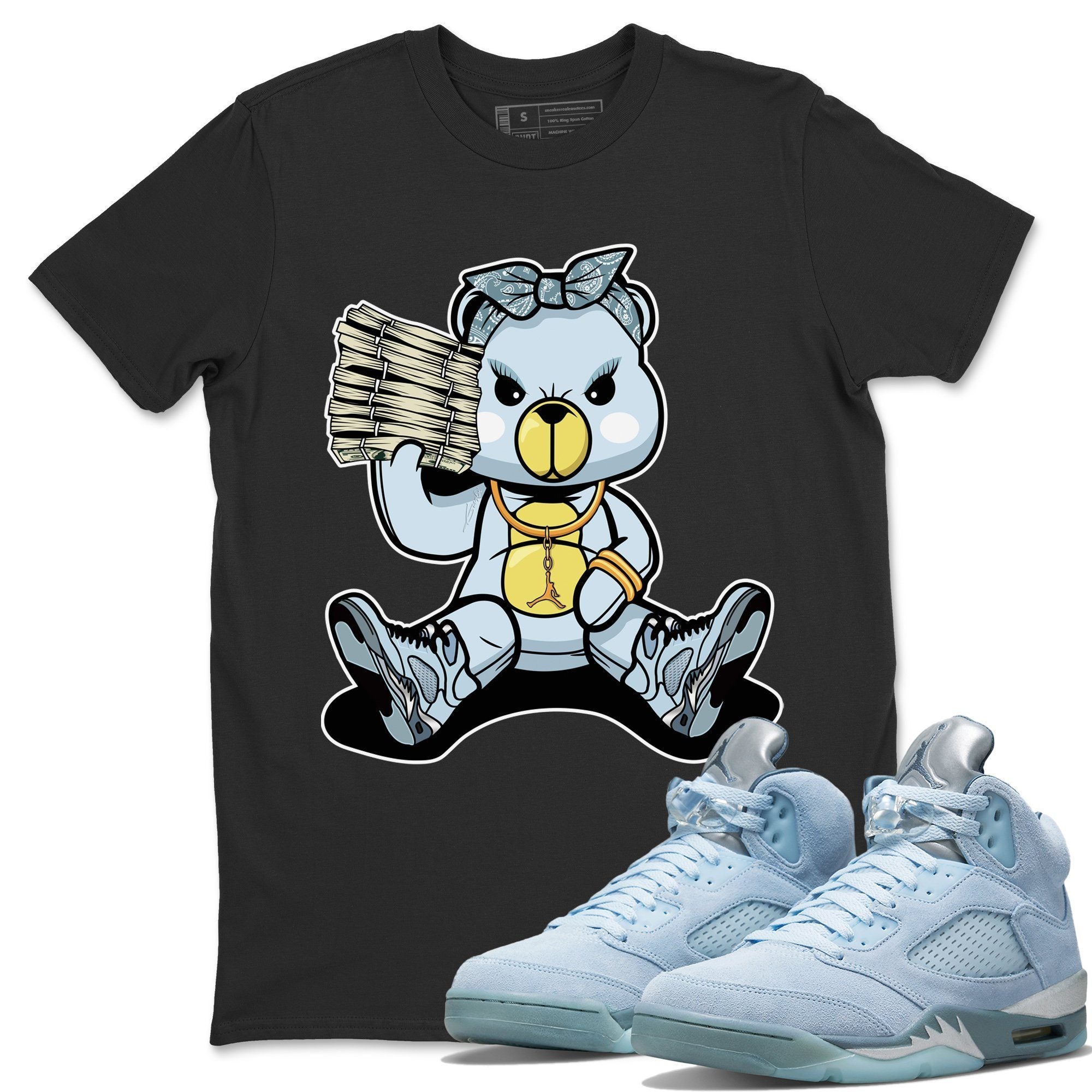 Bad Baby Bear T-Shirt – Air Jordan 5 Blue Bird