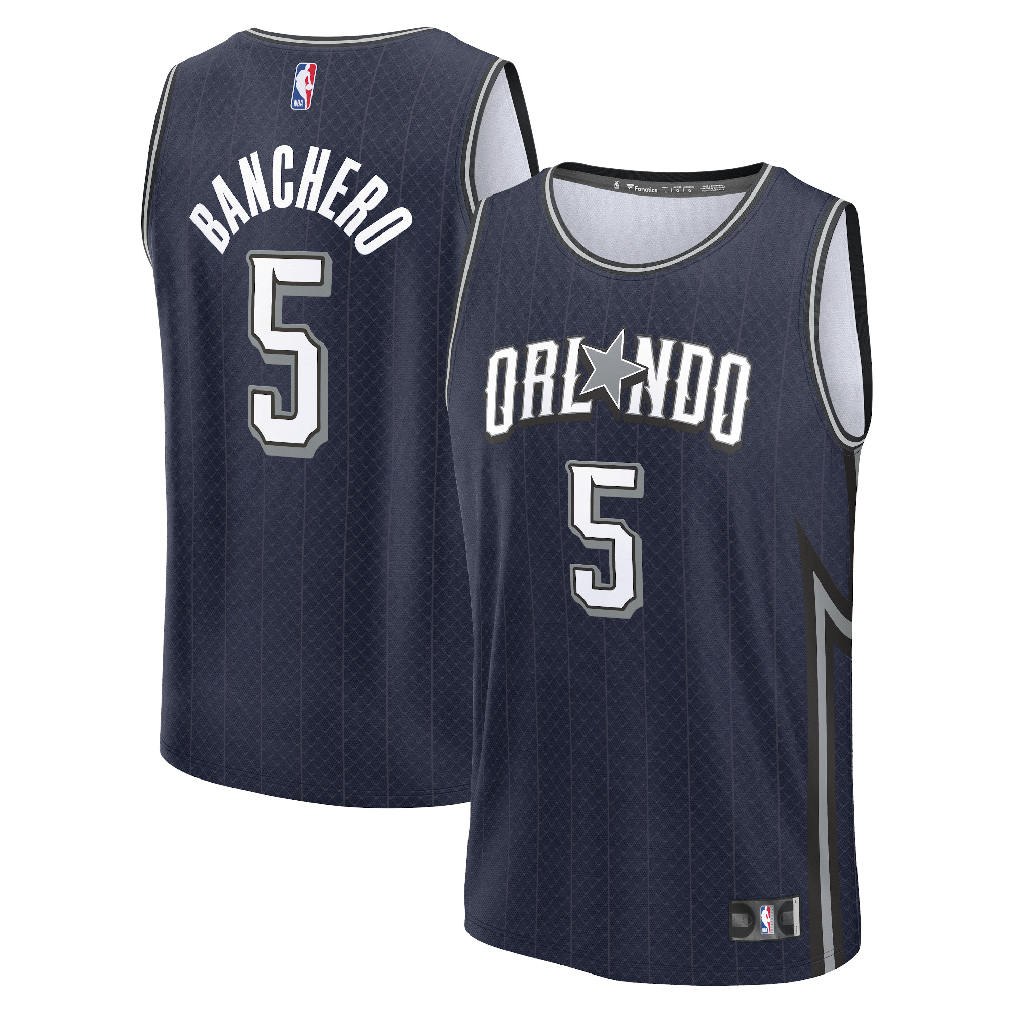 Paolo Banchero Orlando Magic Branded Fast Break Jersey – Navy – City Edition