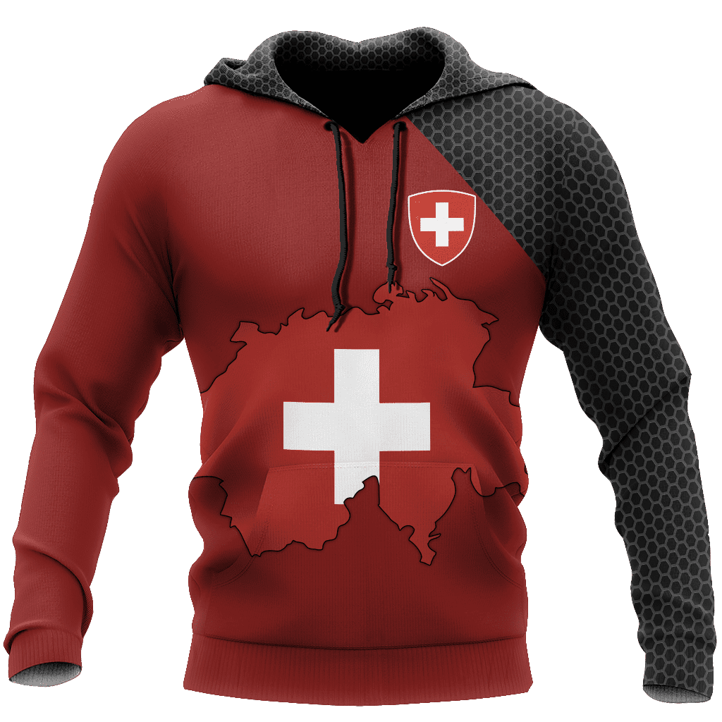 Switzerland 3D All Over Printed Unisex Shirts