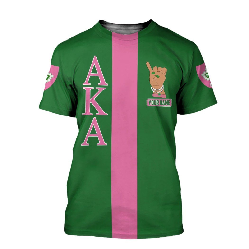 Alpha Kappa Alpha 3D All Over Print T-Shirt, Hoodie, Black Greek – New Style For Women All Over Print