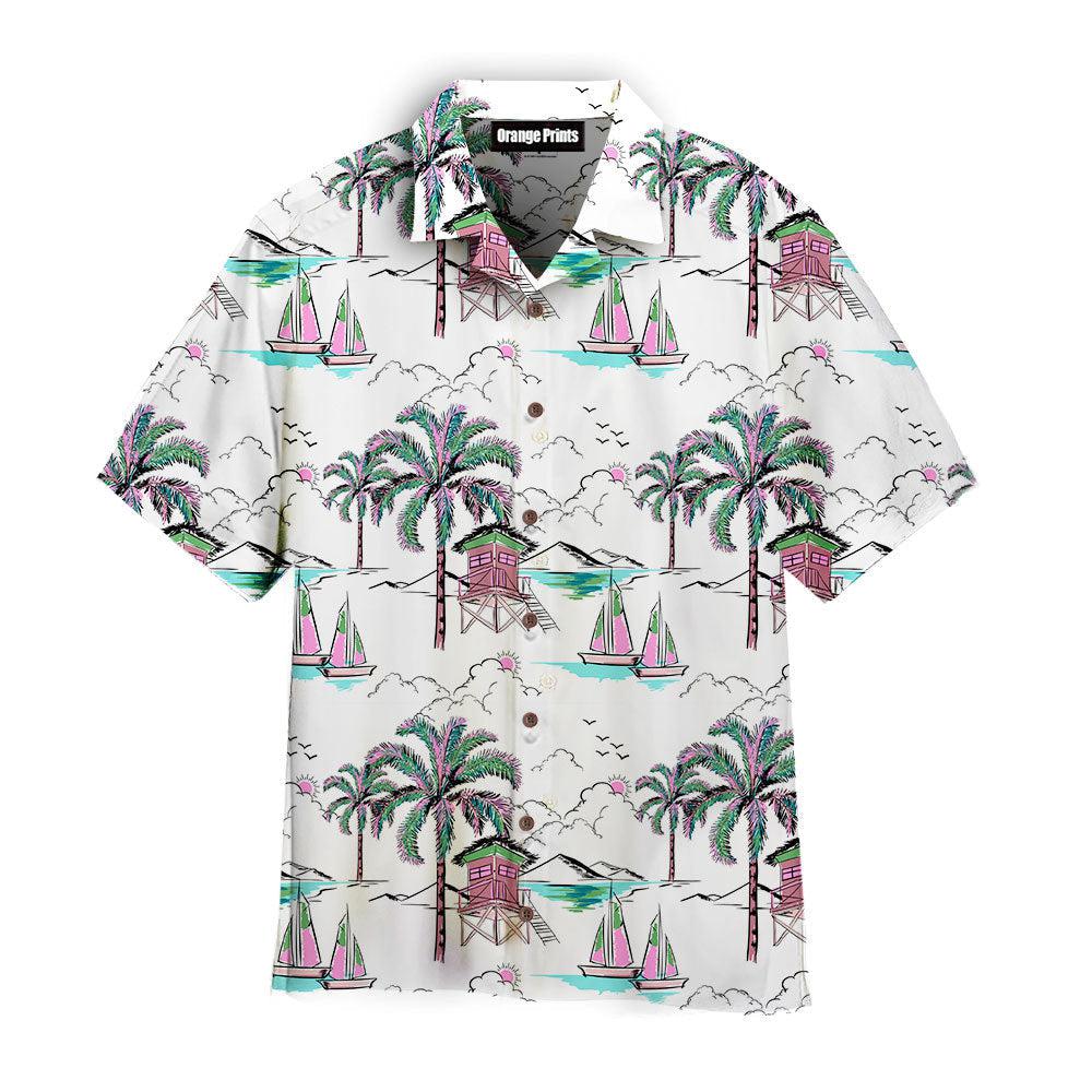 Coconut Tree Island Aloha Hawaii Shirts For Men Women Ha91375