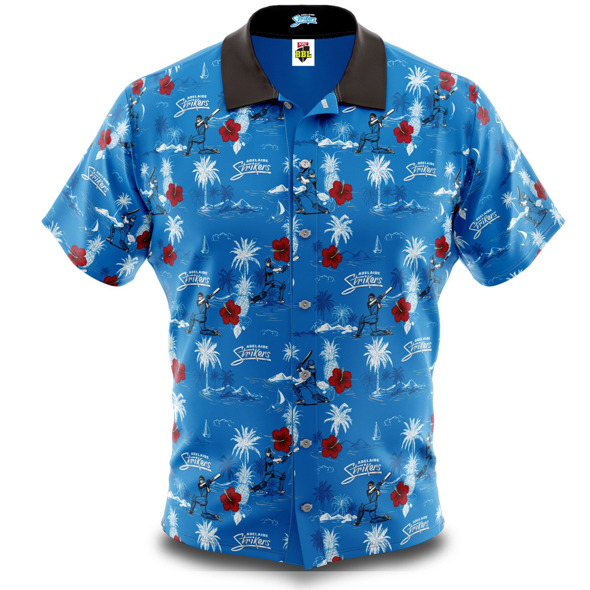 Bbl Adelaide Strikers Hawaiian Shirt