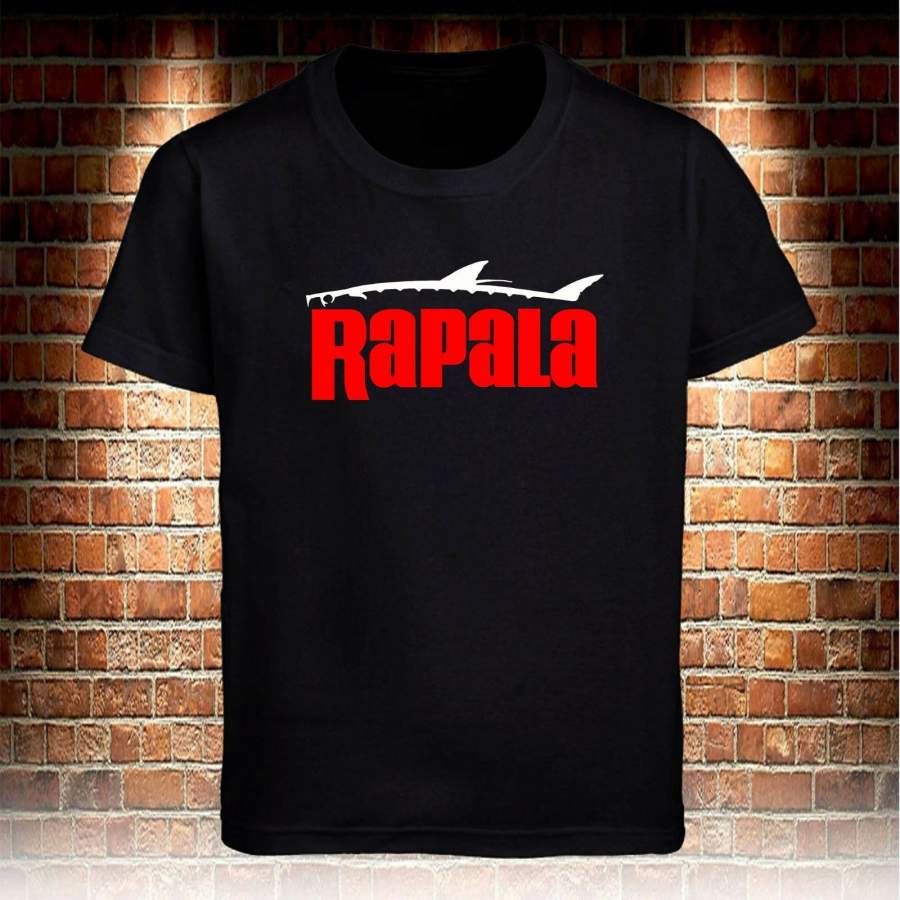 Rapala Fishing Lures Black T-Shirt Tee