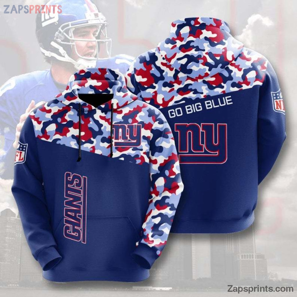 New York Giants Camo 2 Hoodie Gift For Fan Football Lovers