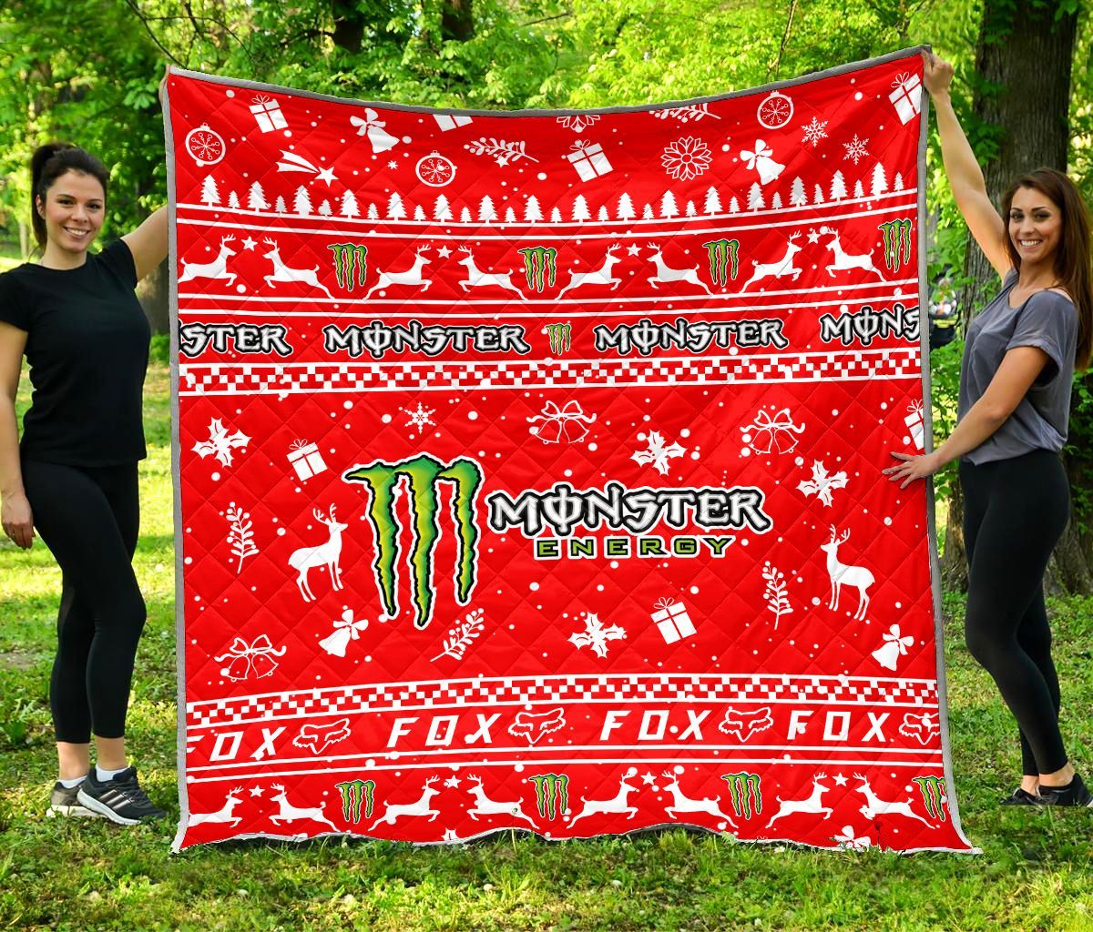 Monster Energy NCT-HA Quilt Blanket Ver1 (Red)