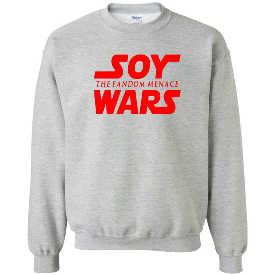 AGR Soy Wars The Fandom Menace Crewneck Pullover Sweatshirt