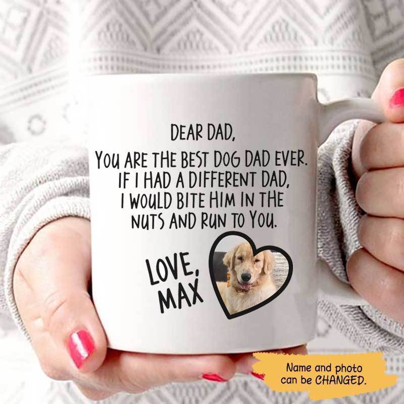 Best Dog Dad Ever Personalized Dog Dad Coffee Mug