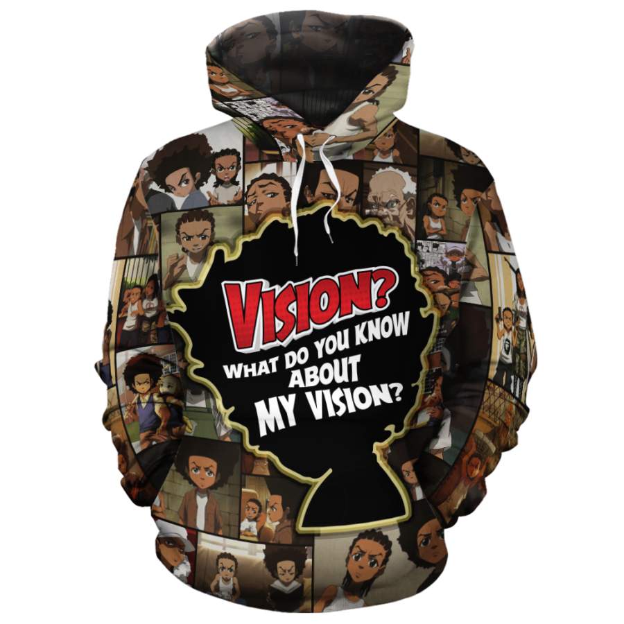 Huey Freeman Famous Quotes All-Over Hoodie