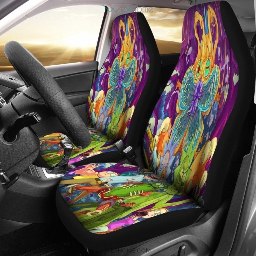 Colorful Creeepy Rabbit Car Seat Covers Best Car Decor 2021