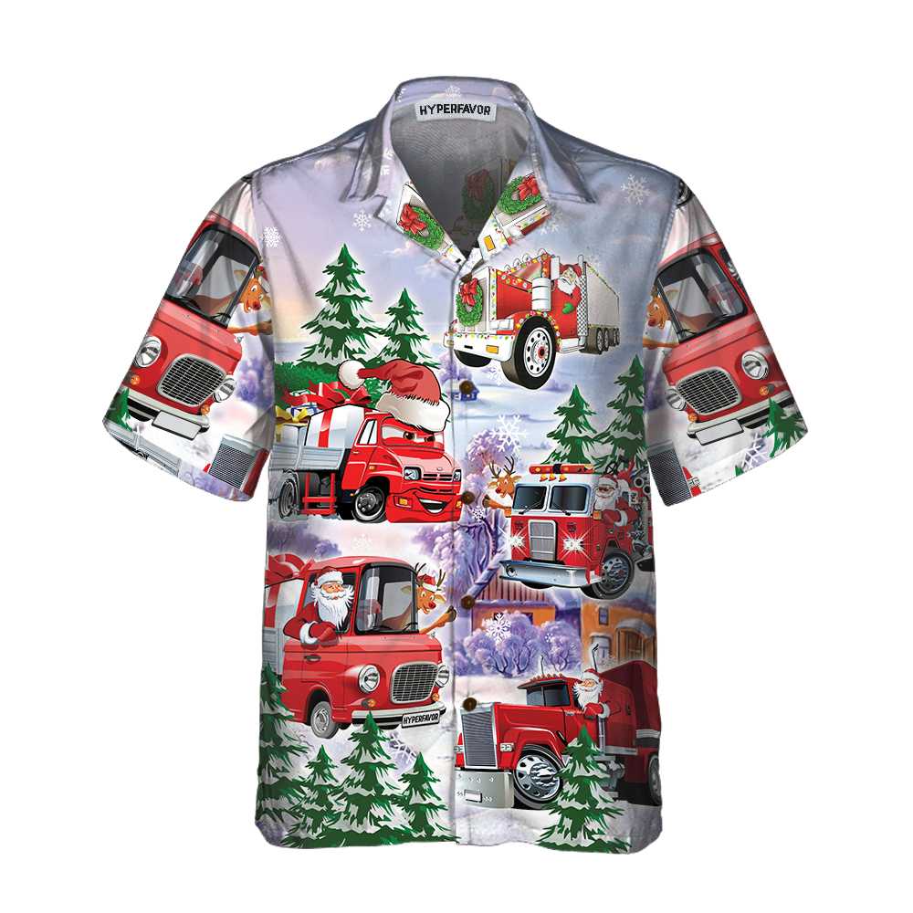 Christmas Truck Hawaii Red Best Gift Ha24651