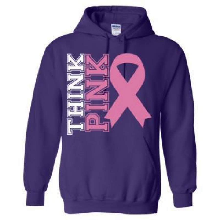 AGR Think Pink Cancer – Heavy Blend™ Hooded Sweatshirt