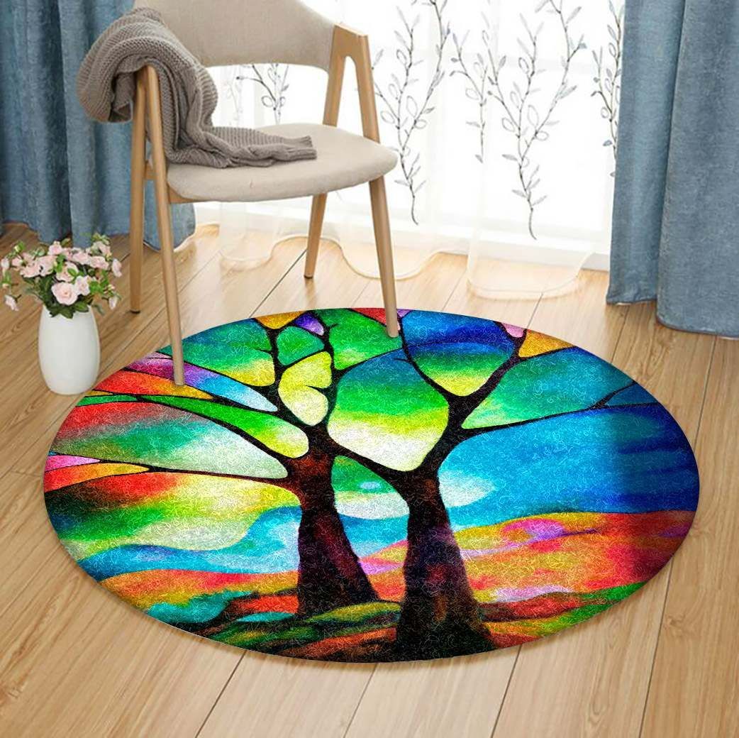 Tree Of Life GE1838 Round Rug  CYSI2907