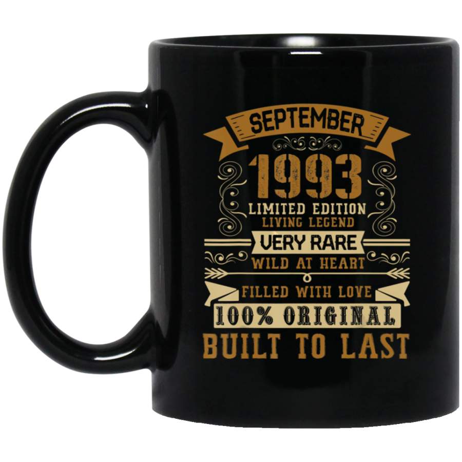 Vintage 26th Birthday September 1993 T 26 Yrs Old Gift Coffee Mug