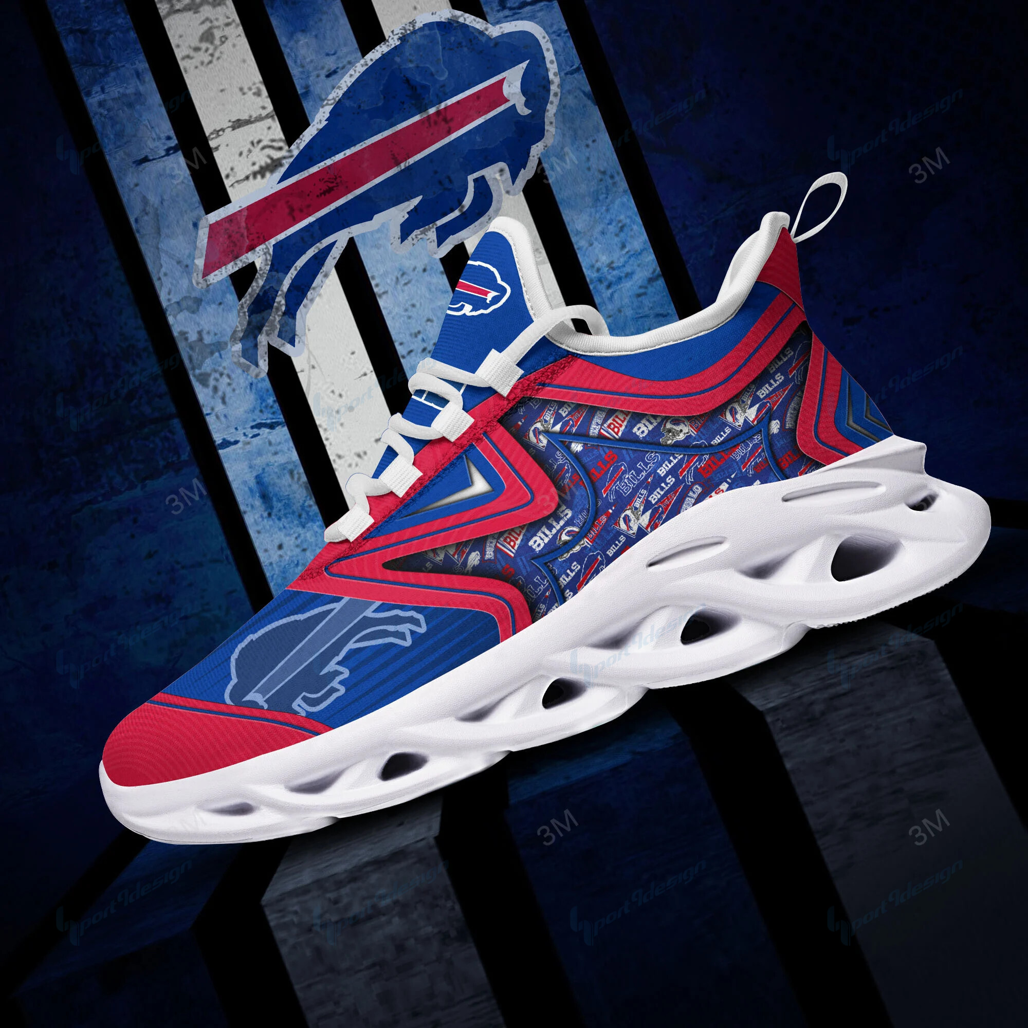 Buffalo Bills Yezy Running Sneakers Bg888