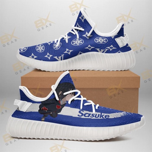 Best Cool Akatsuki Sasuke Yeezy Sneakers Fashion Mixed Naruto Fan Yeezy