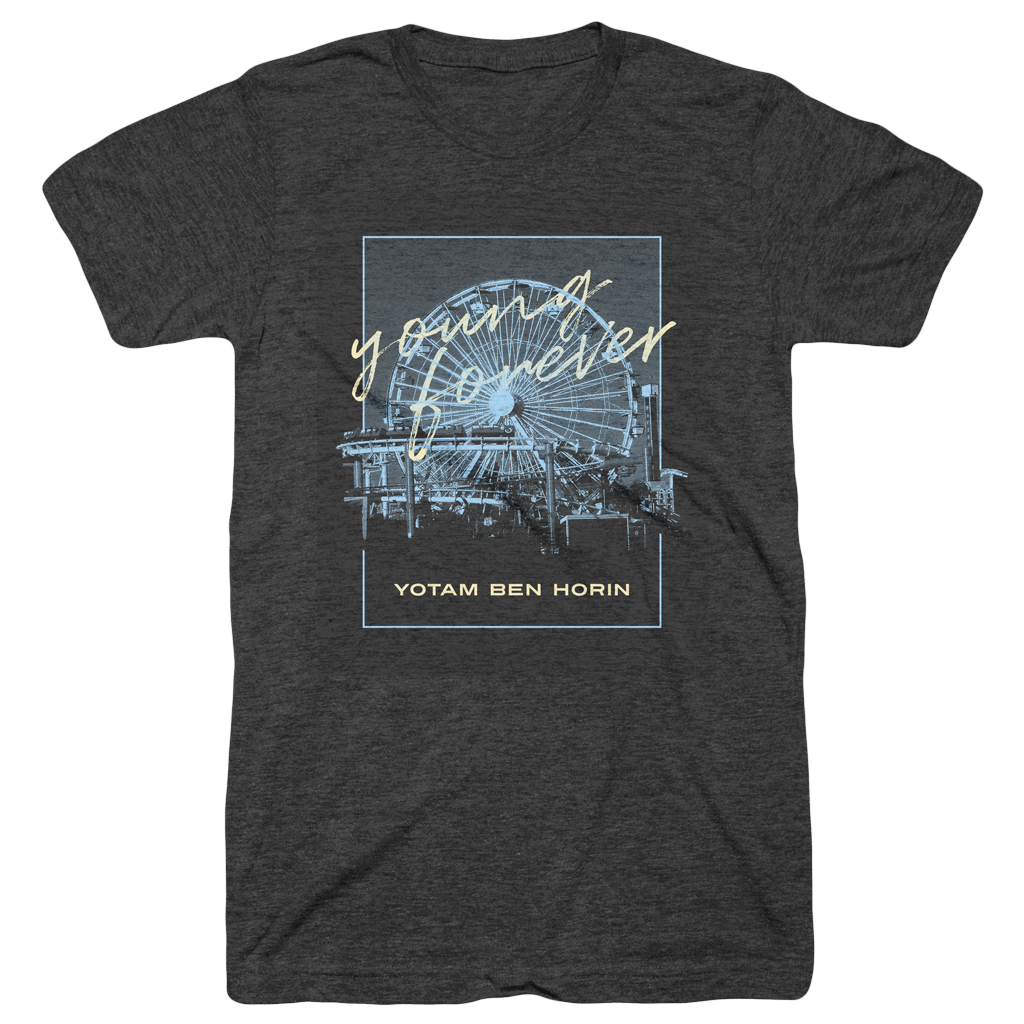 Young Forever Ferris Wheel Tri-Black T-Shirt