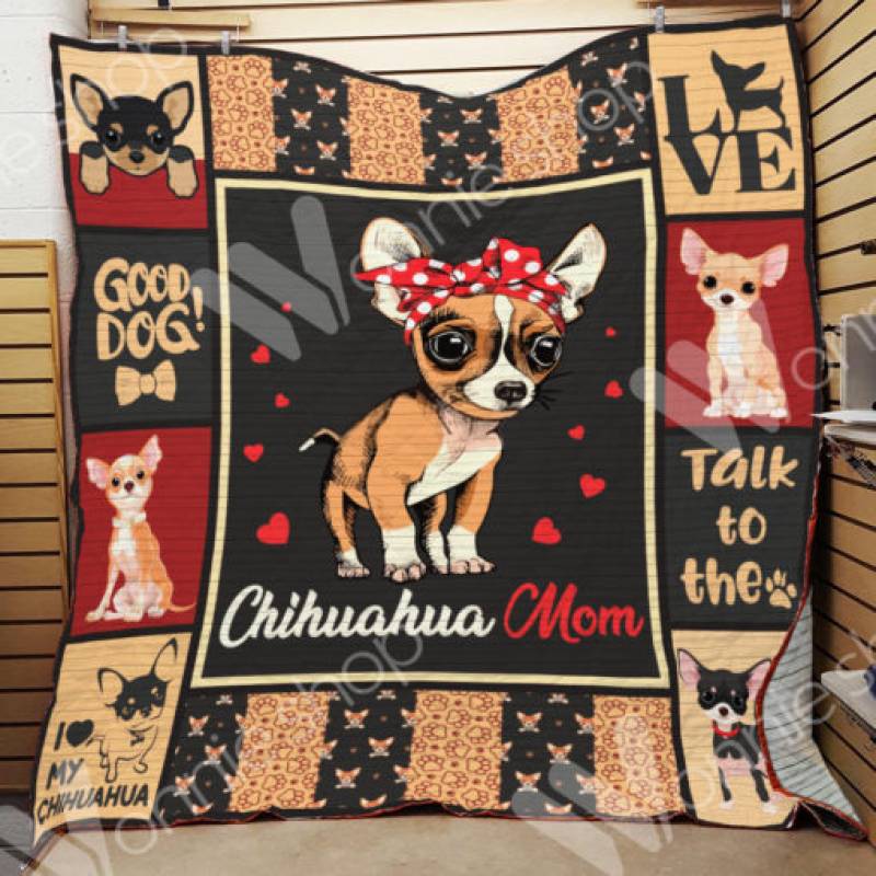 Chihuahua Dog Mom Blanket NOV2001 79O52