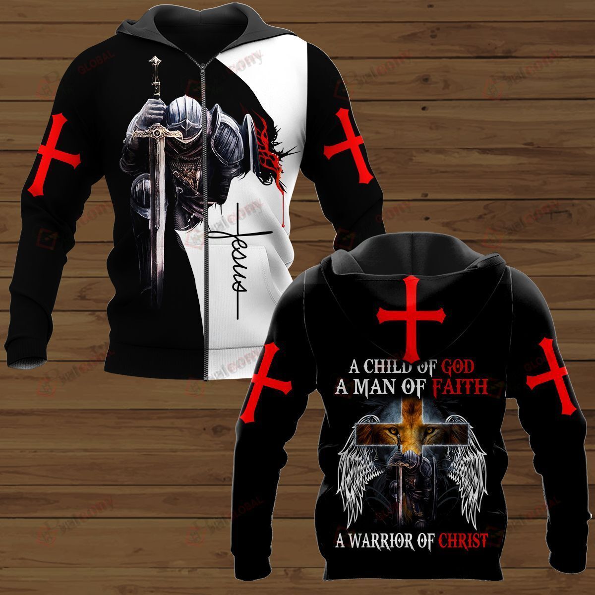 A child of God A Man of Faith 3D All Over Printed Shirts 278