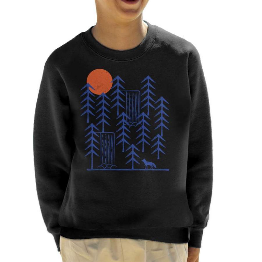 Wild Forest Fox Kid’s Sweatshirt