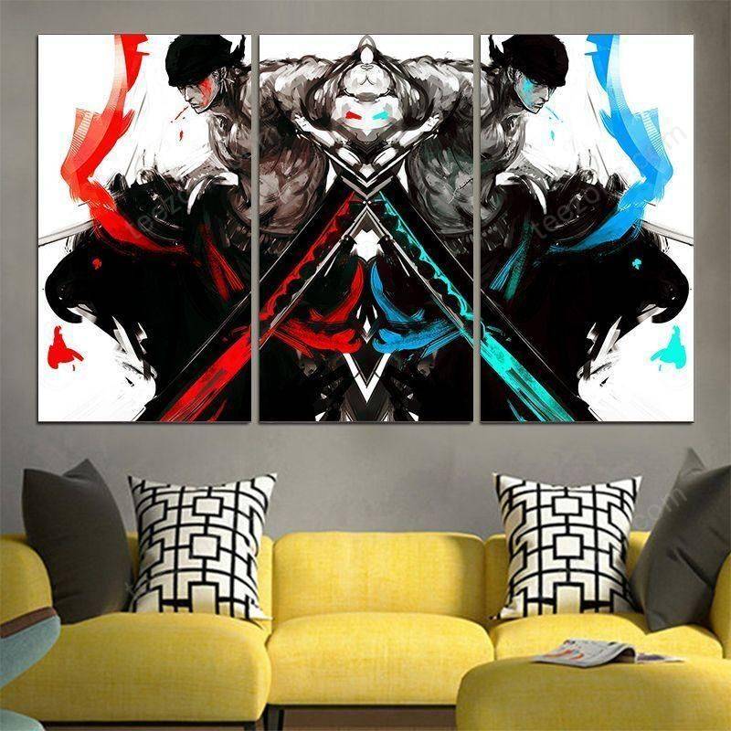 Roronoa Zoro Canvas - One Piece 3D Printed Canvas Bespoketshirt