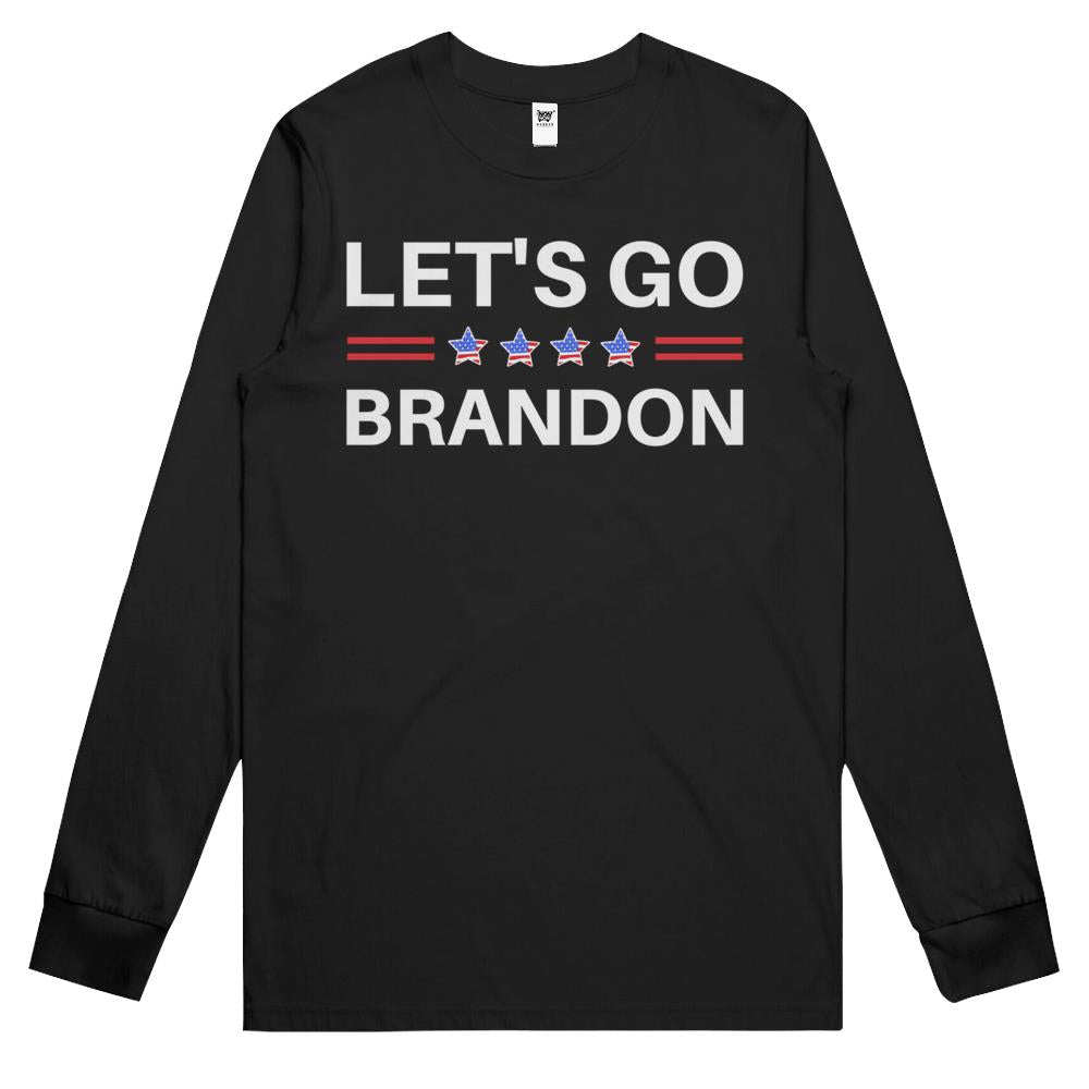 Let’S Go Brandon Conservative Us Flag Women Men Long Sleeve T Shirts