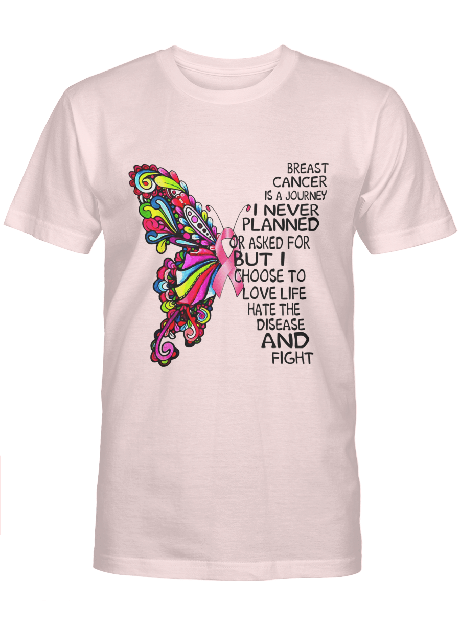 Butterfly Breast Cancer – Breast Cancer T Shirt