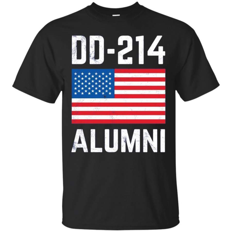 AGR Patriotic Flag Military Dd-214 Alumni Long Sleeve Tshirt