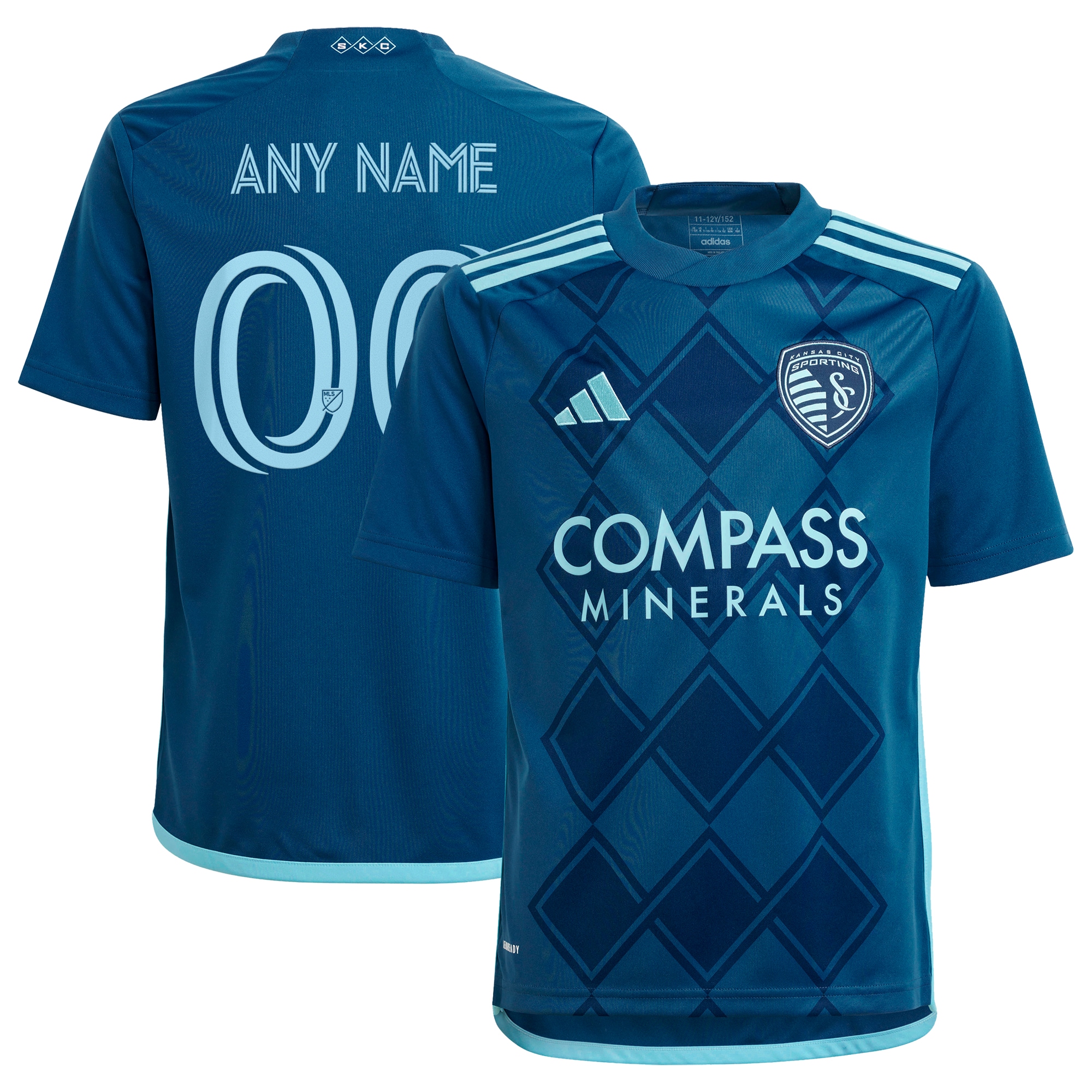 Sporting Kansas City Youth 2024 Diamonds Our Forever Replica Custom Jersey  Navy