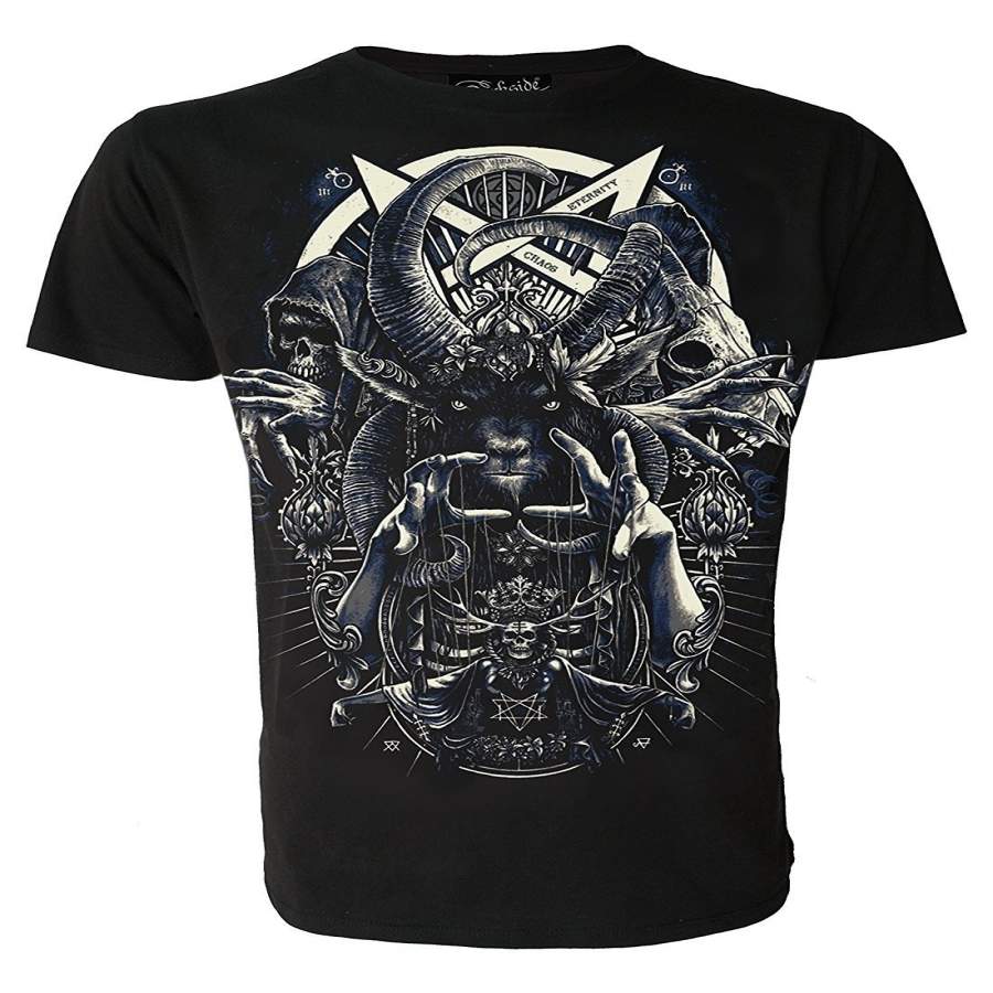 Cult Genuine Darkside Mens T Shirt Occult Nu Goth Satanic Gothic Alternative Clothing