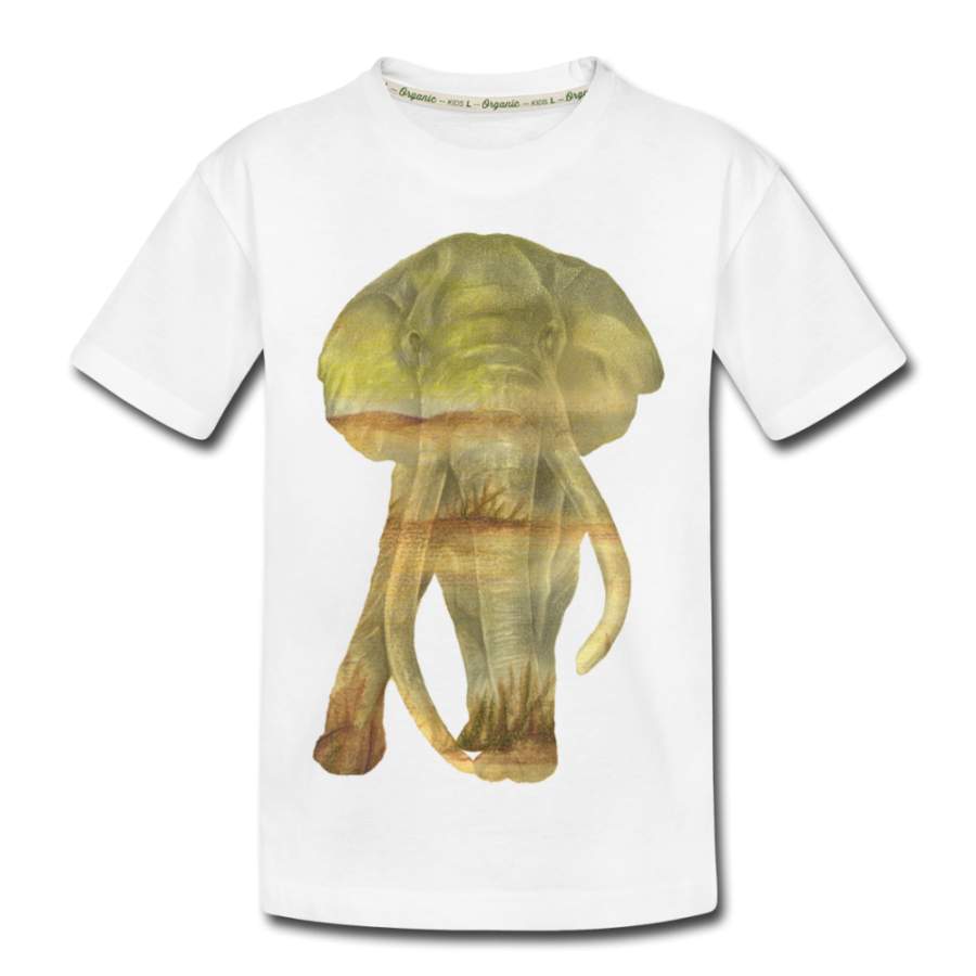 Bull Elephant Kid’s Premium Organic T-Shirt