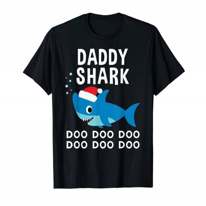 Daddy Shark Christmas For Matching Family Pajamas Men And Women T Shirt S-5Xl