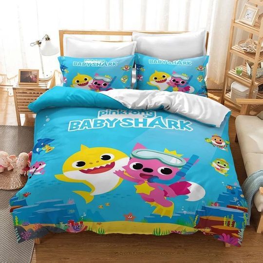 Shark Song 13 Duvet Quilt Bedding Set